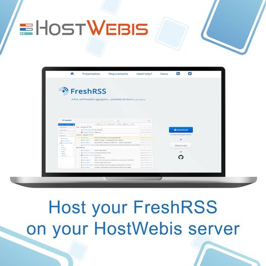 Host your FreshRSS on your HostWebis server